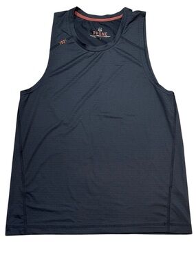 Rhône Reign Performance Tank Athletic Gym Top Black Size Small